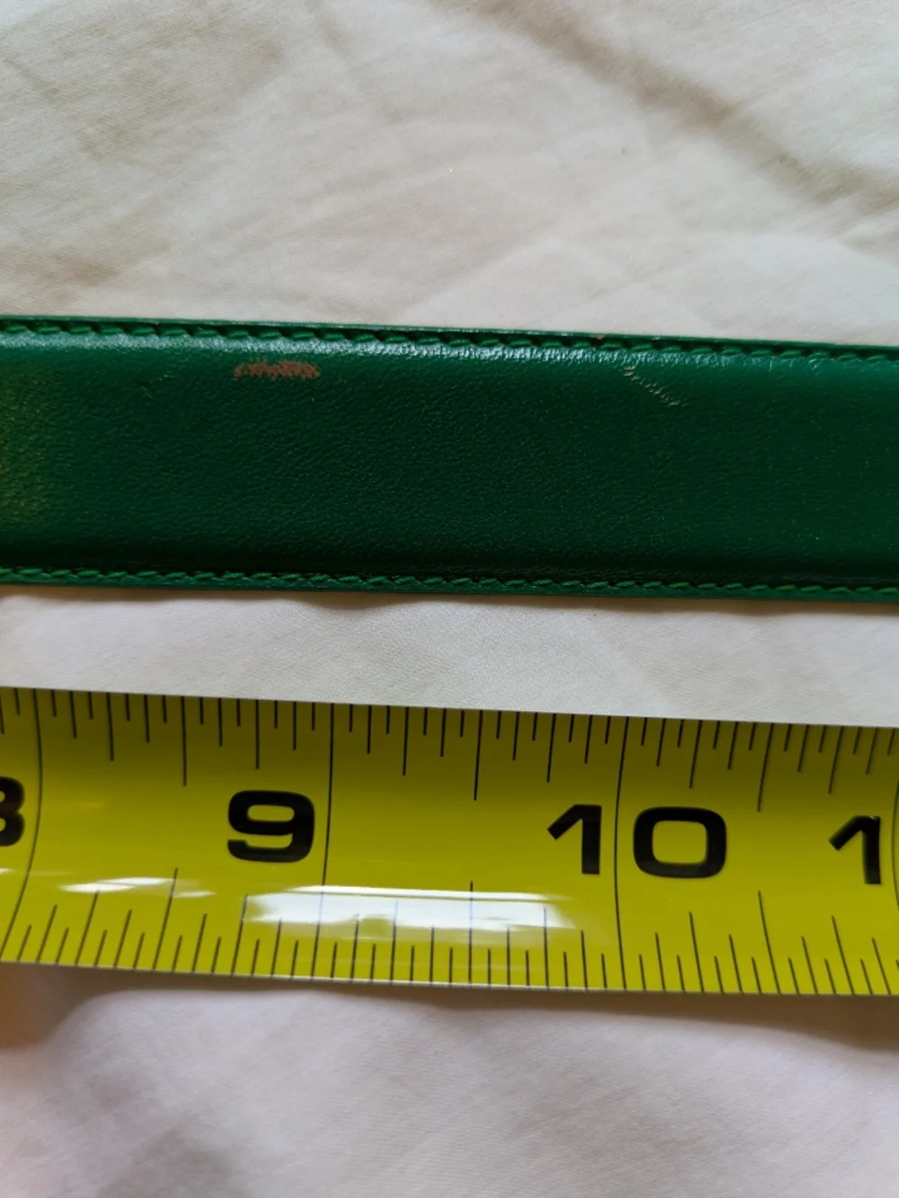 Liz Clairborne L Leather Belt Green